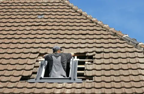 Pose de velux - Caille